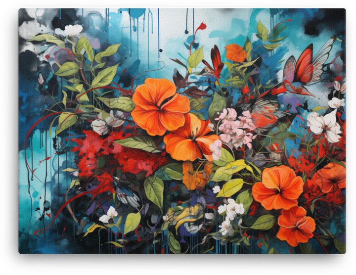 Blooming Melody Canvas Wall Art wall art
