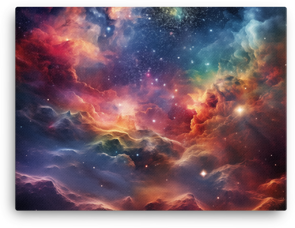 Celestial Nebula Symphony Canvas