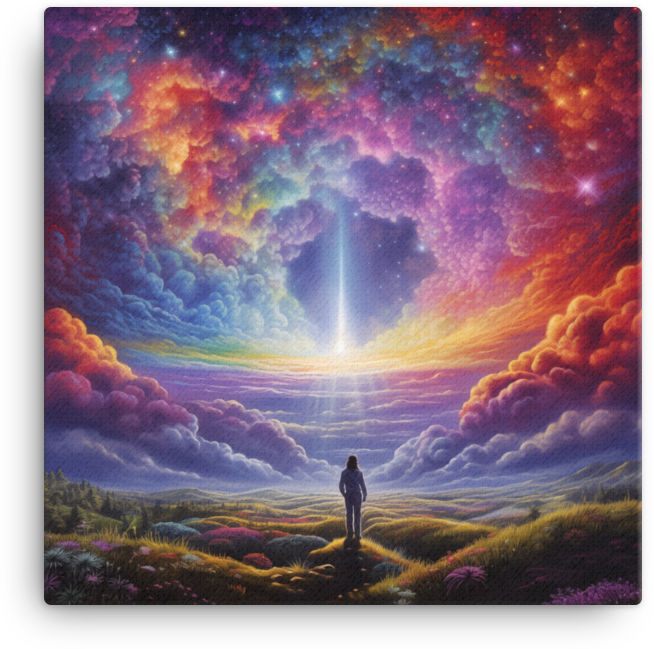 Gazing Into the Universe Canvas