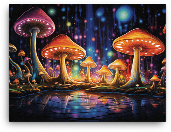 Interstellar Mushroom Rhapsody Canvas