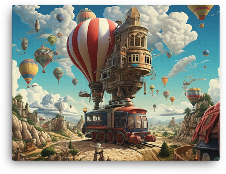 The Great Balloon Bazaar Canvas